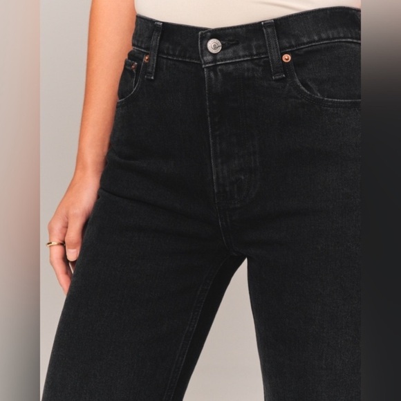 Abercrombie and Fitch the 90s relaxed high Rise size 24/00s curve love - Picture 5 of 14